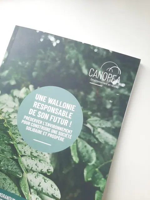 Printed Canopea brochure, the environment in a network