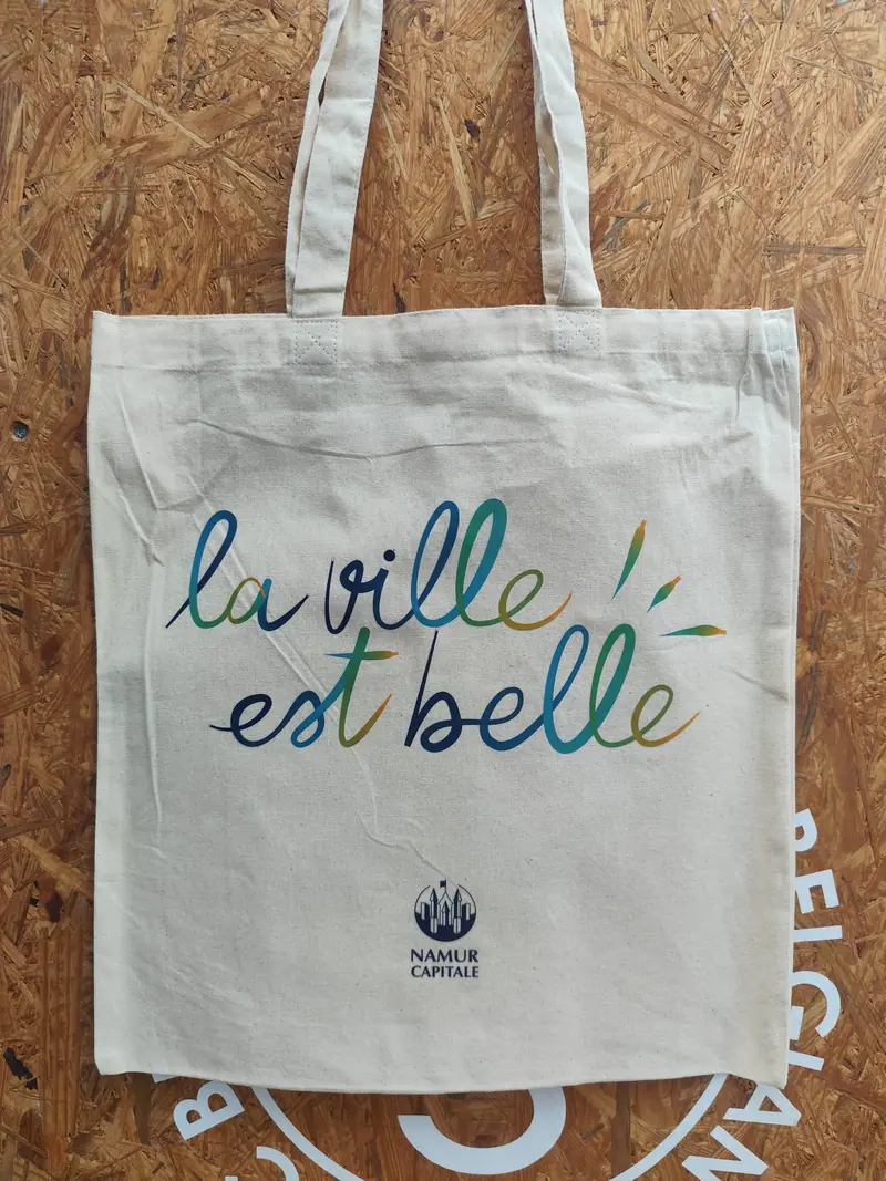Cotton tote bag “La ville est belle”, Namur Capitale