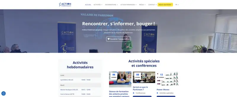Action Parkinson website
